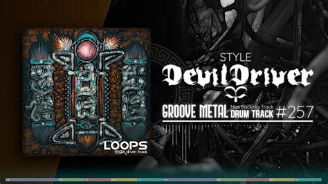 Groove Metal Drum Track Devil Driver Style Bpm Youtube