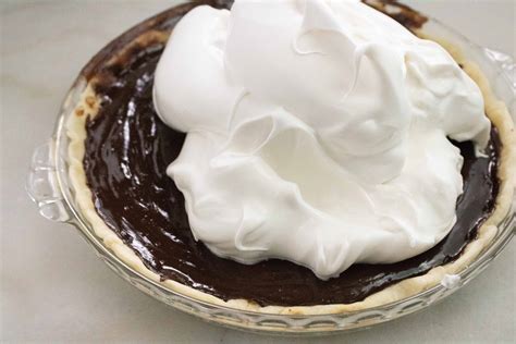 Chocolate Pie Recipe With Meringue Sweet Pea S Kitchen