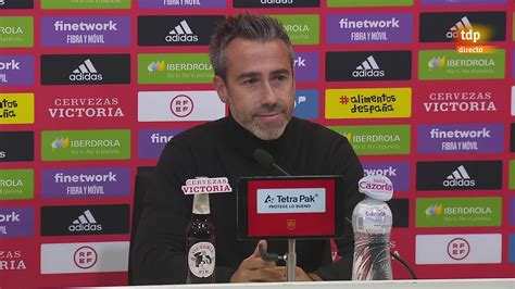 Fútbol Rueda de prensa de Jorge Vilda seleccionador España RTVE Play