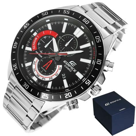 Zegarek M Ski Srebrny Casio Edifice Efv D A Vudf Bar