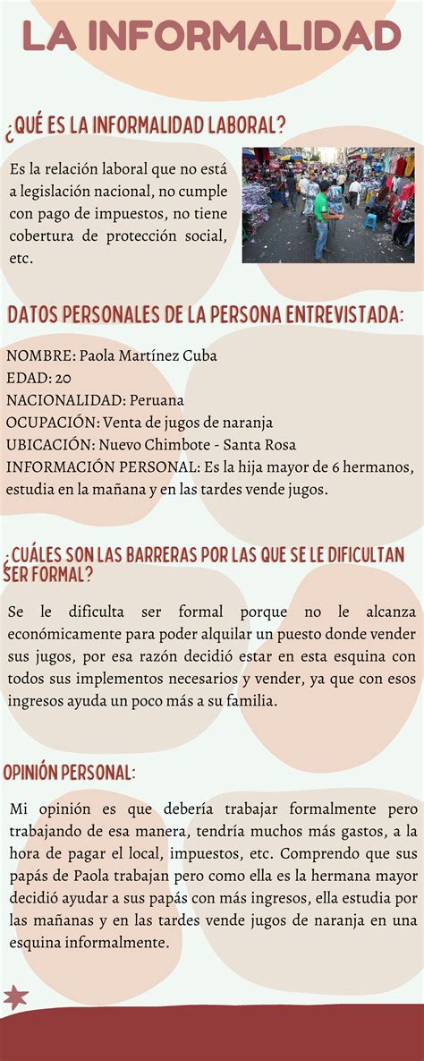 Infograf A La Informalidad Qu Es La Informalidad Laboral Qu Es