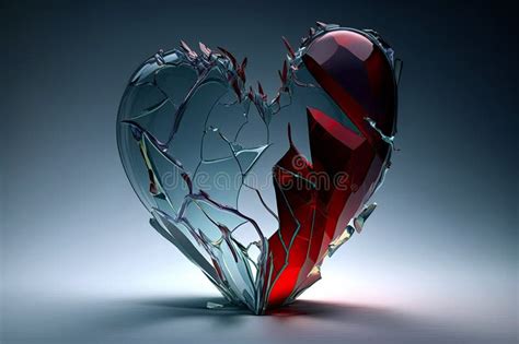 Shattered Glass Heart Wallpaper