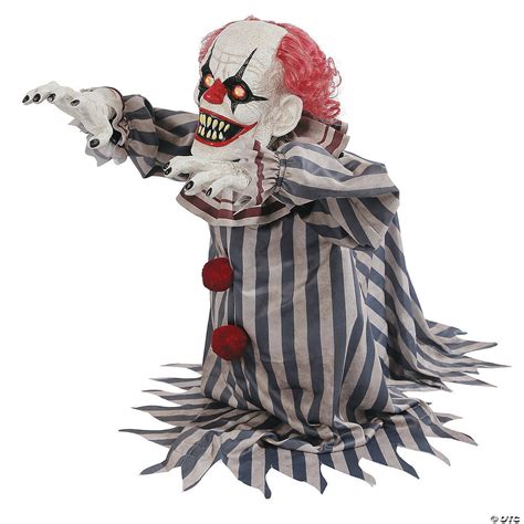 Animated Jumping Clown Halloween Decoration Oriental Trading