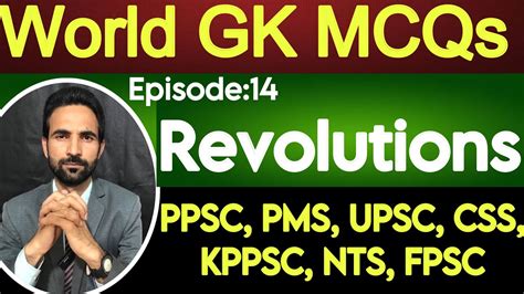 World GK MCQs Revolutions Most Repeated MCQs Of GK GK MCQs For