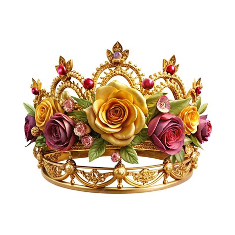 Royal unique crown png image | Premium AI-generated vector