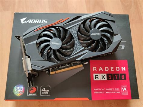 GIGABYTE AORUS RX 570 4GB GDDR5 KARTA GRAFICZNA | Gliwice | Kup teraz ...