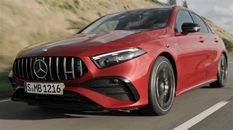 New Mercedes Amg A35 Saloon 2023 Facelift First Look And Sound Youtube