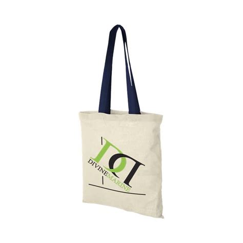 Sac coton bicolore publicitaire tote bag coton personnalisé logo