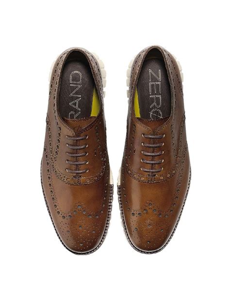 Cole Haan Zerogrand Wingtip Oxford Shoe In Brown For Men Lyst