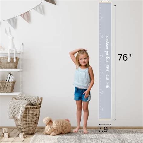 Morxy Canvas Growth Chart For Kids Unisex Kids Room Wall Decor