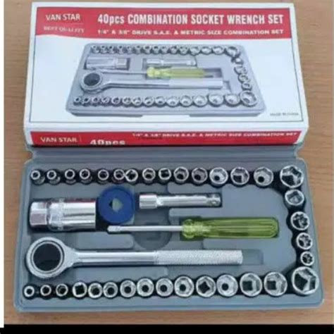 Jual Kunci Sok Shock Pcs Multipurpose Combination Socket Wrench Set