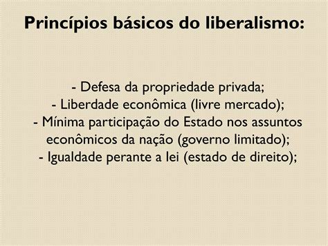 Liberalismo E Neoliberalismo PPT