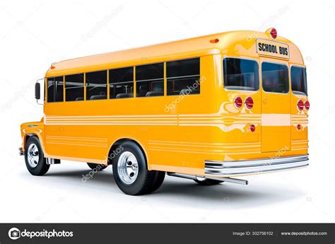 School Bus White Background Stock Photo by ©digitalgenetics 302756102