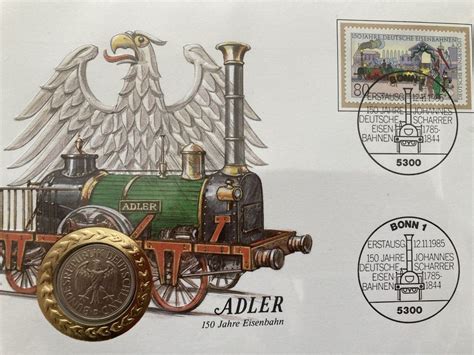 Ersttagsbrief 150 Jahre Deutsche Eisenbahnen 1985 Kaufen Auf Ricardo