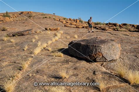 Photos and pictures of: Hiker on Moon Rock, Dassie Trail, Augrabies ...