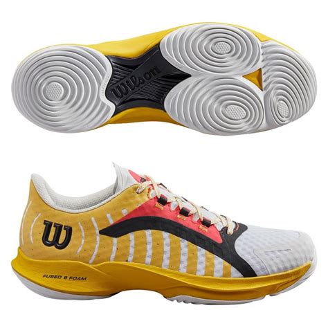 Chaussures Wilson Hurakn Pro Or Blanc Zona De Padel