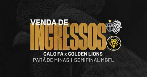 Galo FA e Golden Lions se reúnem a Liga MGFL Hinova em Pará de