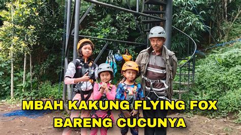 Bermain Flying Fox Di Resort Emaki Al Ma Soem Youtube