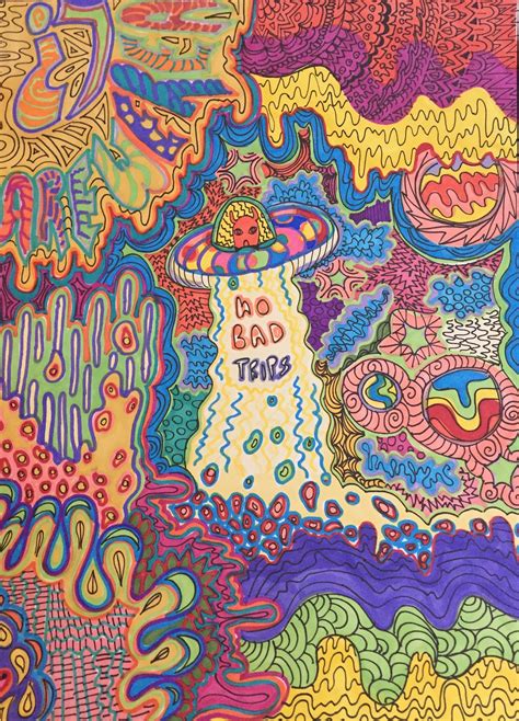 The Best Drawing Ideas Trippy Drawing Book