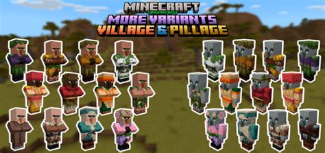 More Variants Village And Pillage Minecraft Addon