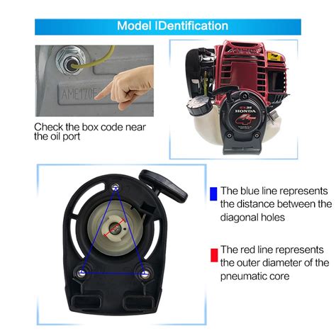 Recoil Starter Assy Honda Gx35 4 Stroke Grass Cutterbrush Cutter