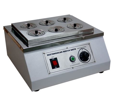 Ss Semi Automatic 6 Hole Rectangular Laboratory Water Bath 220v At