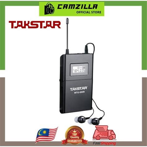 Takstar Wtg R Uhf Wireless Acoustic Transmission Receiver Shopee