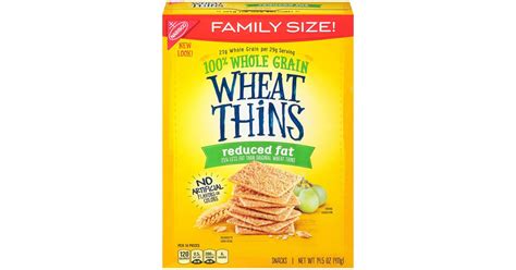 Wheat Thins Reduced Fat Crackers Best Snacks For Weight Loss 2019