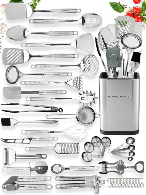 Home Hero 29 Pcs Kitchen Utensils Set Stainless Steel Cooking