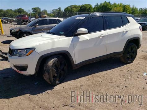 Report 3c4njdbb2kt768187 Jeep Compass 2019 White Gas Price And Damage