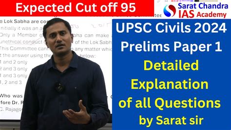 Upsc Cse Prelims Exam Paper Gs Key With Detailed Explanation