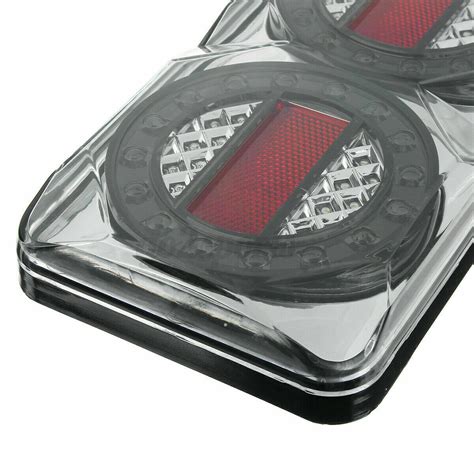 X Dc V Led Combination Tail Lights Stop Tail Indicator Reverse