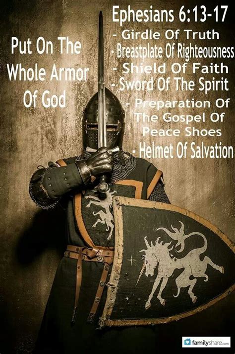 The Whole Armor Of God Armor Of God Medieval Knight Armor