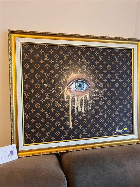 Eye of soul /Louis Vuitton Painting by Kateryna Tkachuk | Saatchi Art