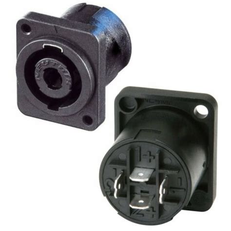 Neutrik Nl Mpr Speakon Connector Pole Panel Mount Djeshop