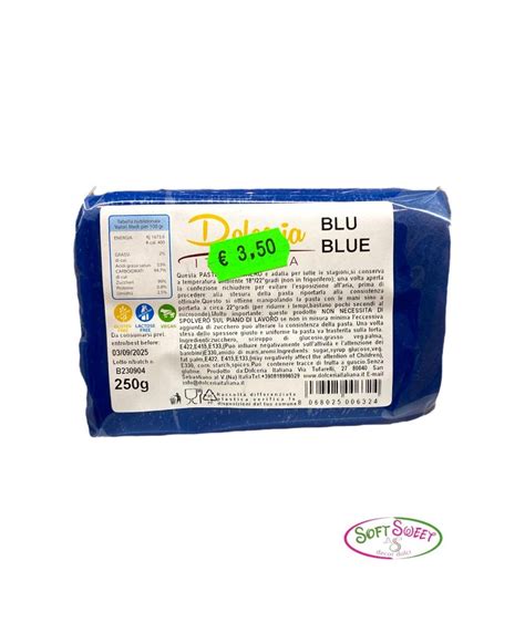 PASTA DI ZUCCHERO SUGAR KING BLU 250 GR