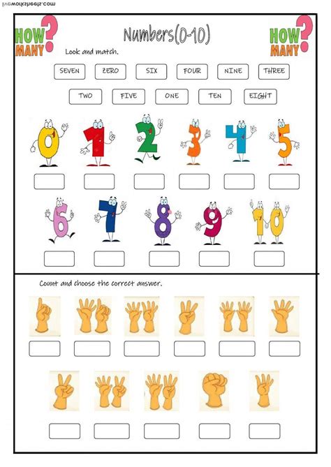 Numeros En Ingles Liveworksheets