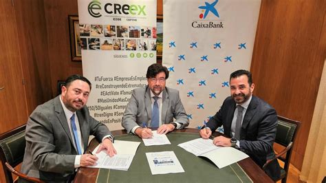 Convenio De Caixabank Y La Creex Para Reforzar El Tejido Empresarial