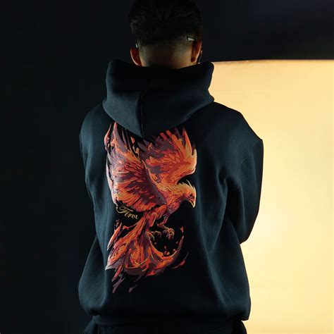 Phoenix Black Hoodie Firvt