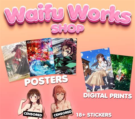 Hentai Sexy Anime Sticker NSFW Boobs Cute Pink Haired Big Waifu Vinyl Sticker Anime Girl