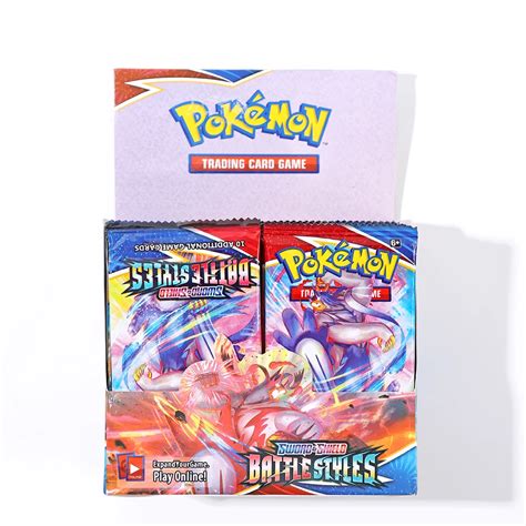 360pcsbox Pokemon Cards Newest Battleswordandshield Sunandmoon English Trading Card Shining Game