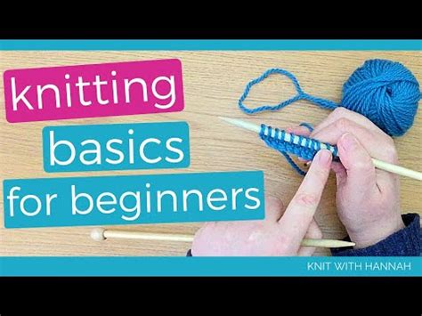 Beginner Knitting Tutorials Free