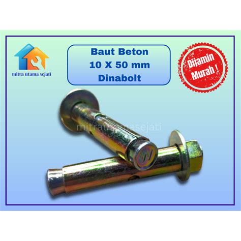 Jual Baut Beton Dinabolt Baut Dynabolt X Mm Wowo Shopee Indonesia