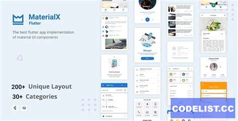 Materialx Flutter V Flutter Material Design Ui Components