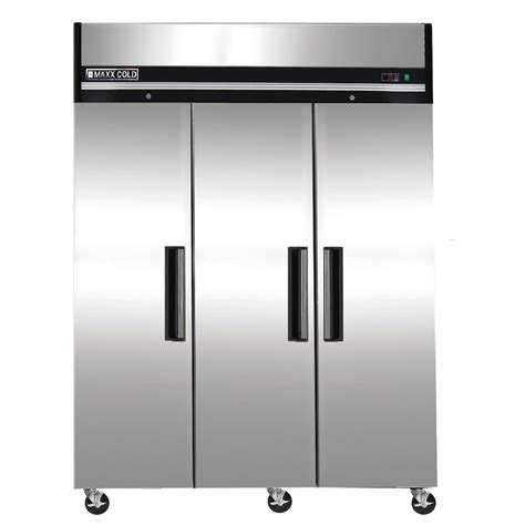 Maxx Cold X Series 72 Cu Ft Triple Door Commercial Reach In