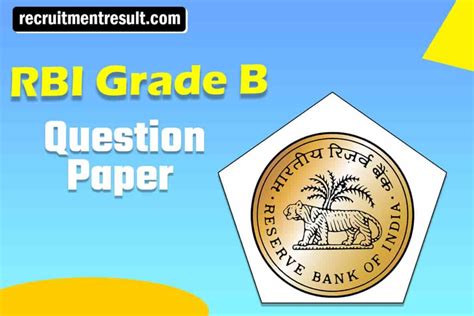 Rbi Grade B Previous Year Question Paper Phase 12 Exam Papers Pdf