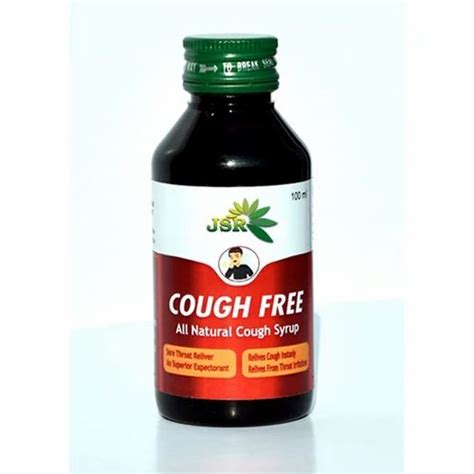 JSR Natural Herbal Cough Syrup Bottle Size 100 Ml At Rs 299 Bottle In