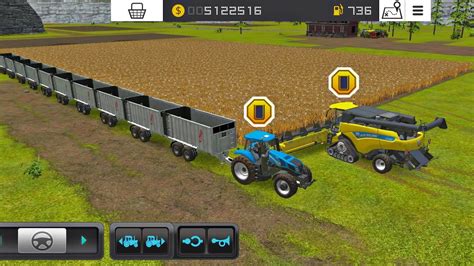 Fs 16 How To Harvest Wheats Make Longest Trali Farming Simulator 16