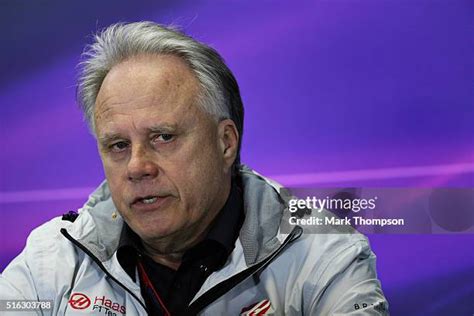 Gene Haas Formula One Press Conference Photos and Premium High Res ...