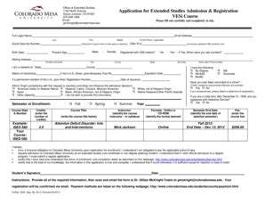 Fillable Online Coloradomesa To Access The Registration Form Colorado